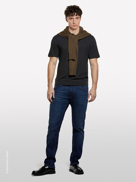 Polo slim fit preto - ucb_image_F