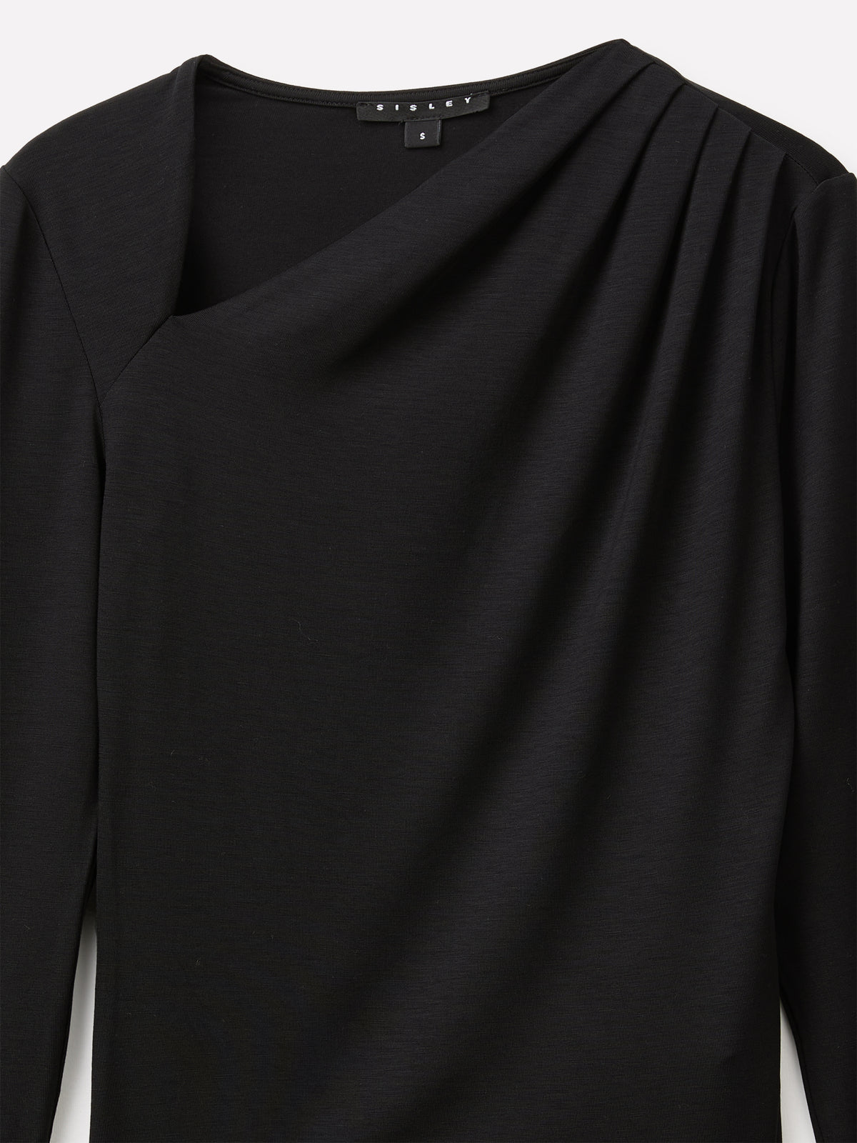 T-shirt slim fit com decote assimétrico - ucb_image_DS1
