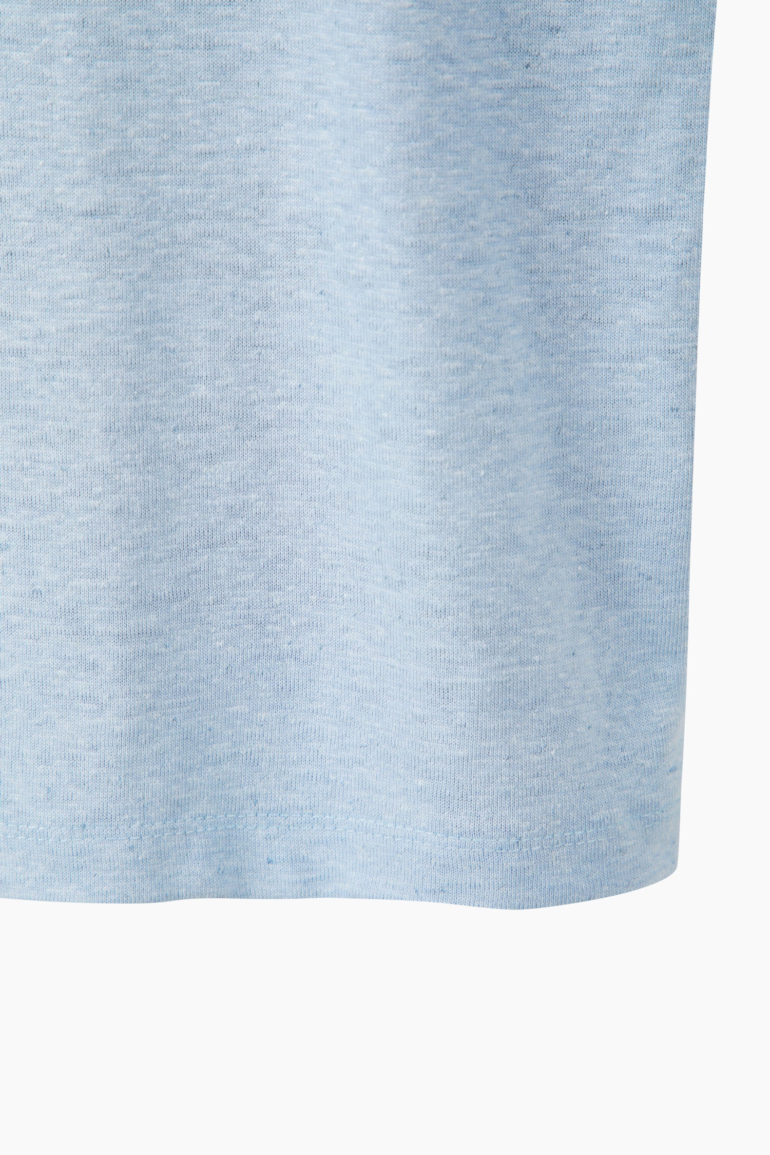 T-shirt com contraste em mistura de linho - ucb_image_FY