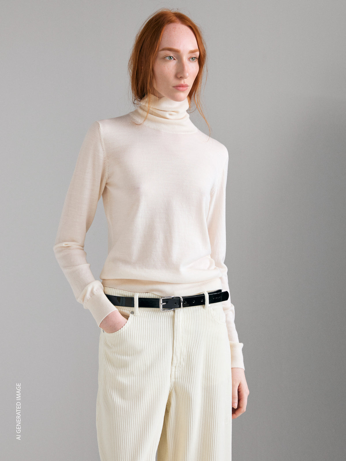 Camisola de gola alta 100% lã - ucb_image_FY