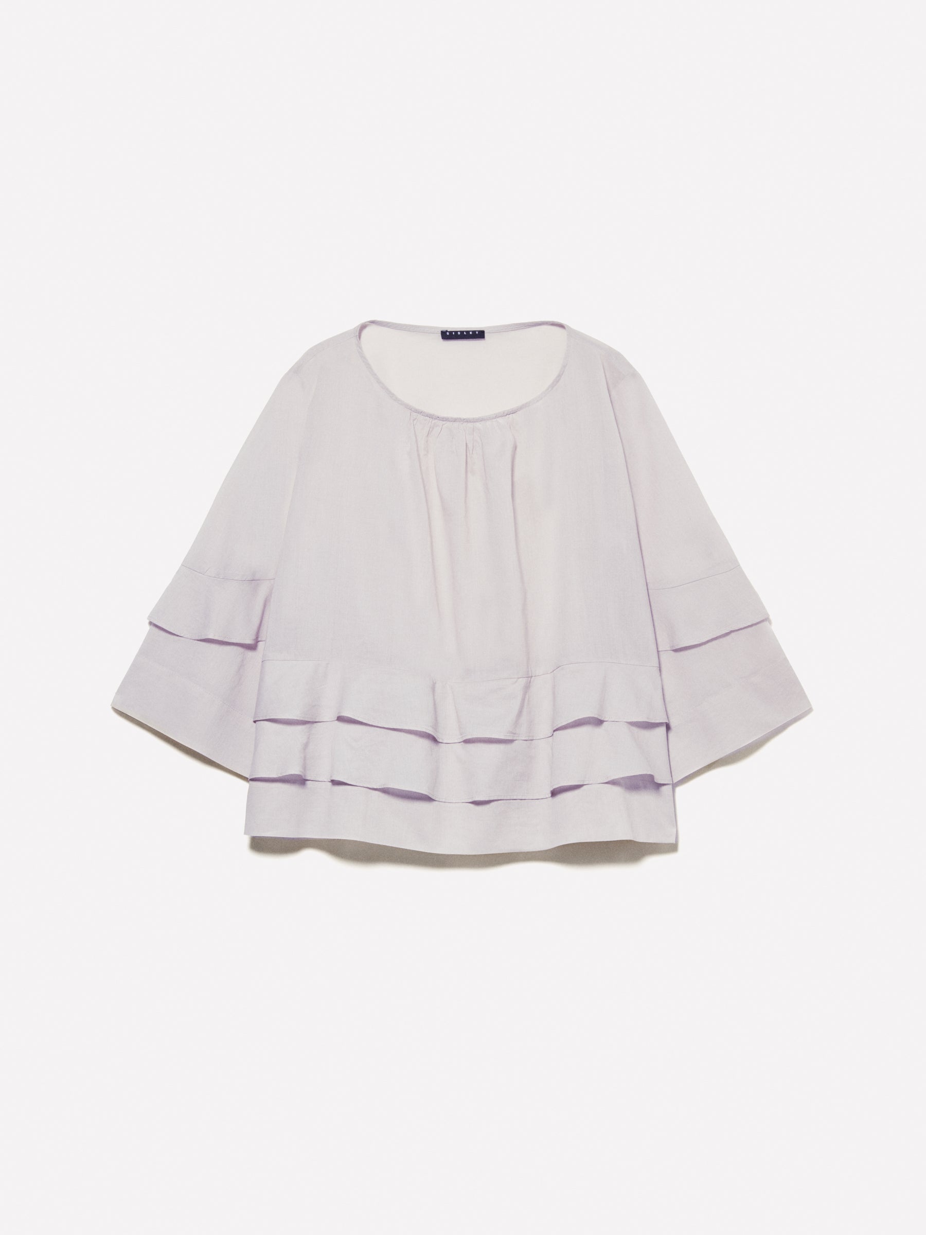 Blusa cinzenta com folhos - ucb_image_FS