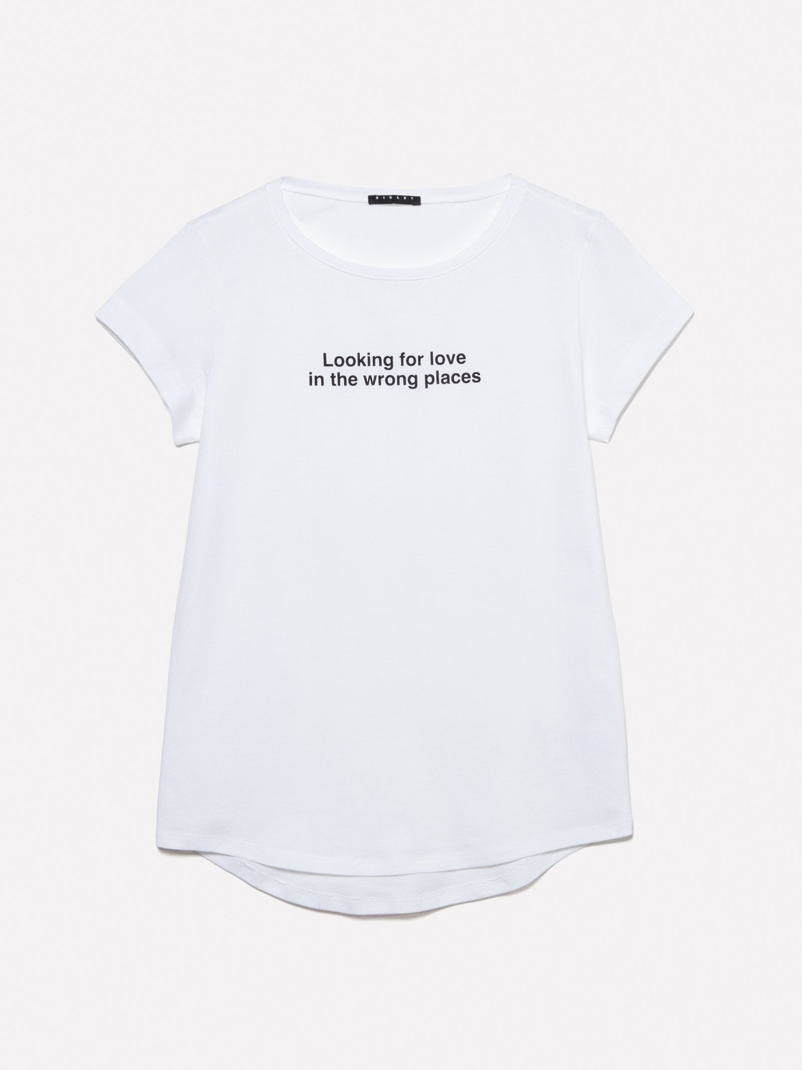 T-shirt branca com estampa lettering - ucb_image_FS