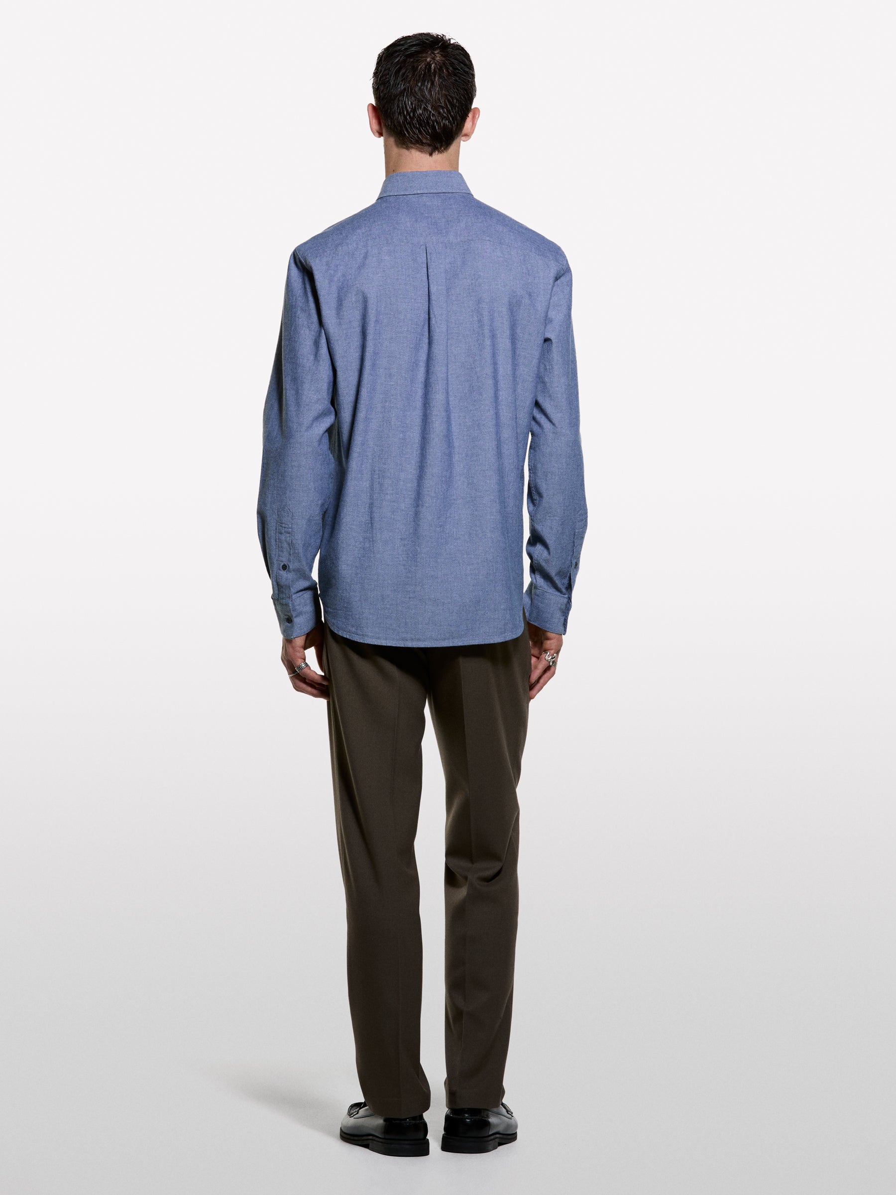 Camisa cinza regular fit em 100% algodão - ucb_image_B