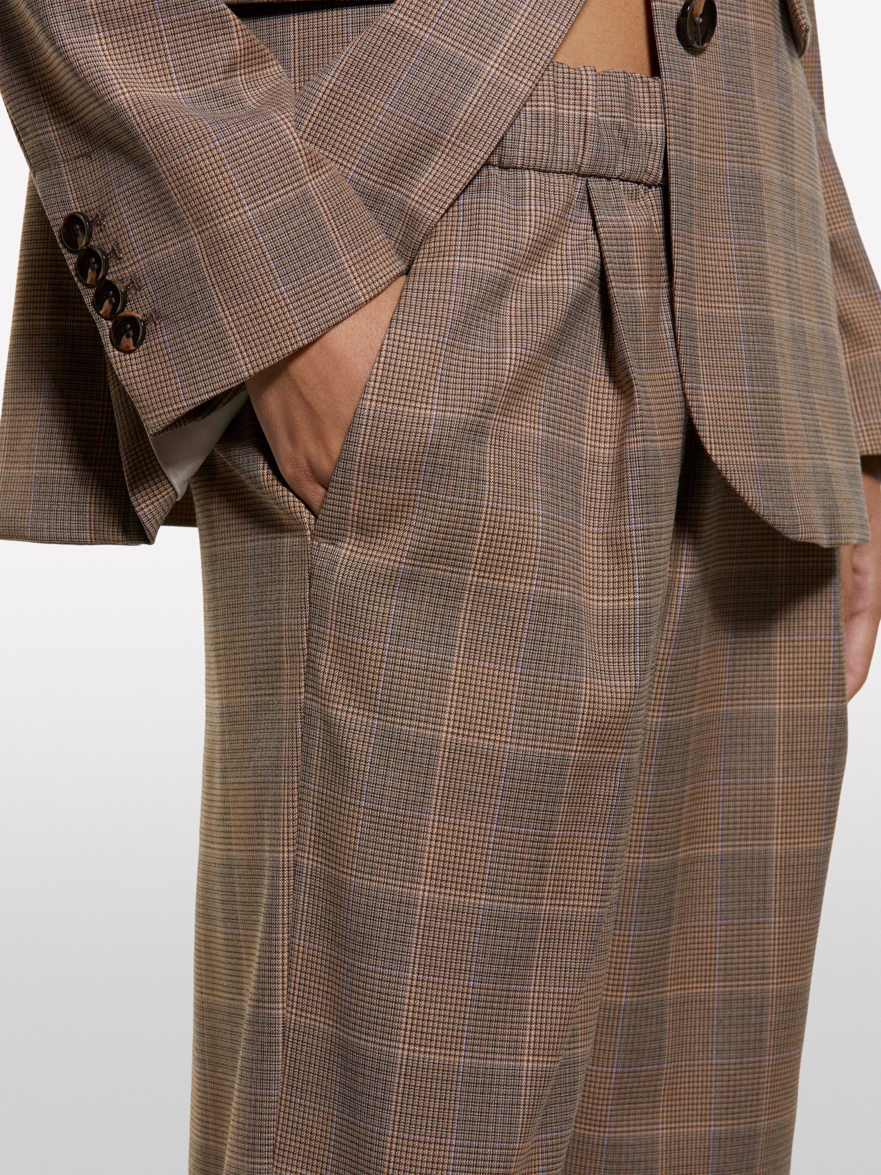 Joggers relaxed fit tartan - ucb_image_FY