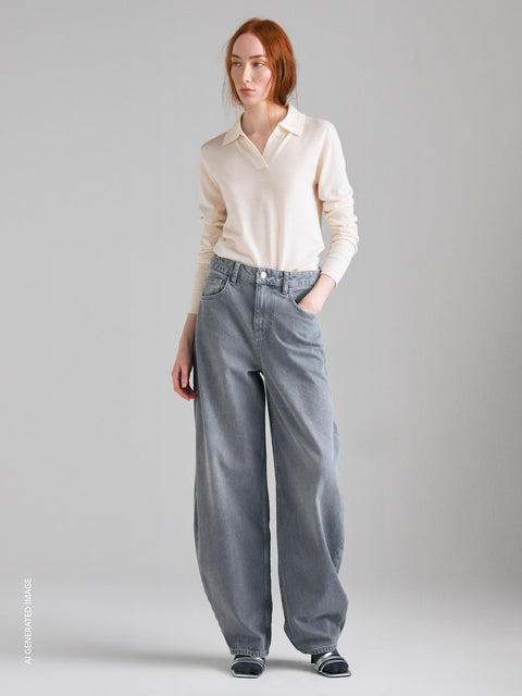 Jeans barrel fit de cintura subida - ucb_image_F