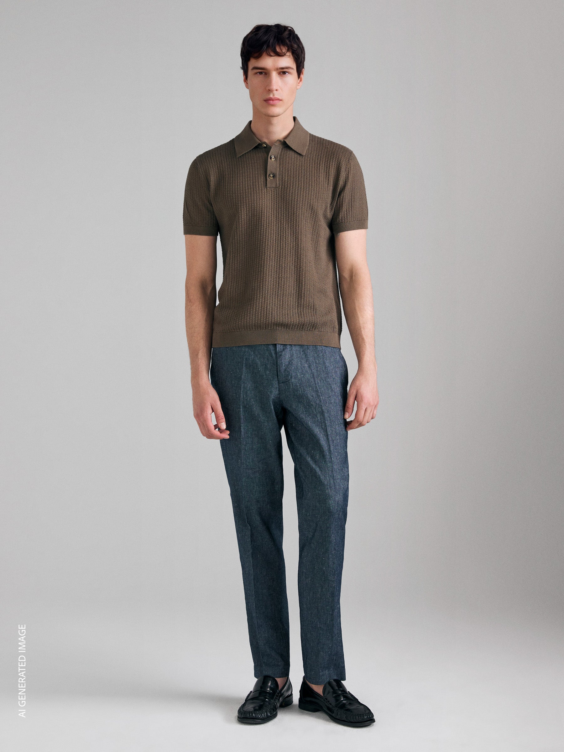 Polo regular fit de malha - ucb_image_F