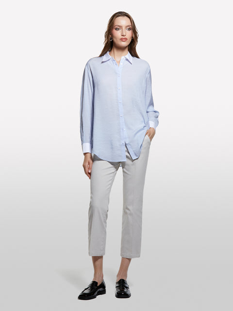 Camisa comfort azul-claro às riscas - ucb_image_F