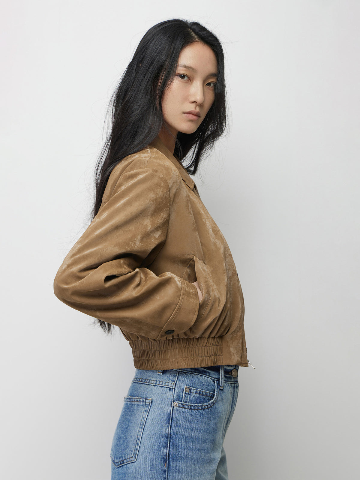 Coated fabric jacket