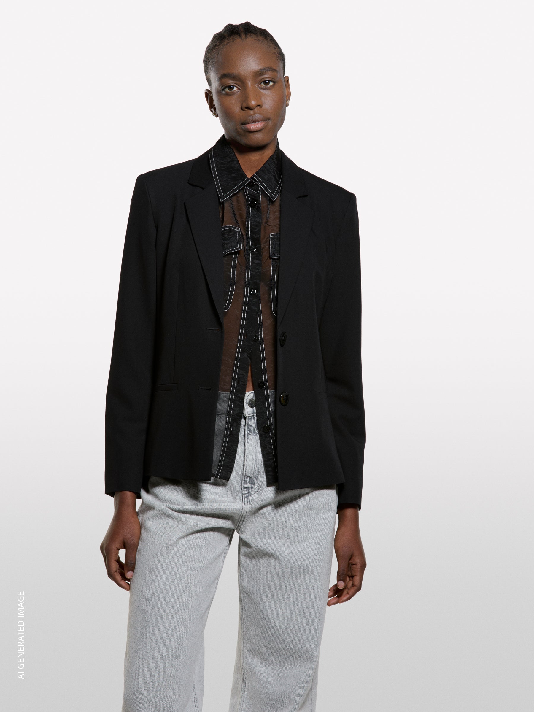 Blazer de corte justo - ucb_image_FY