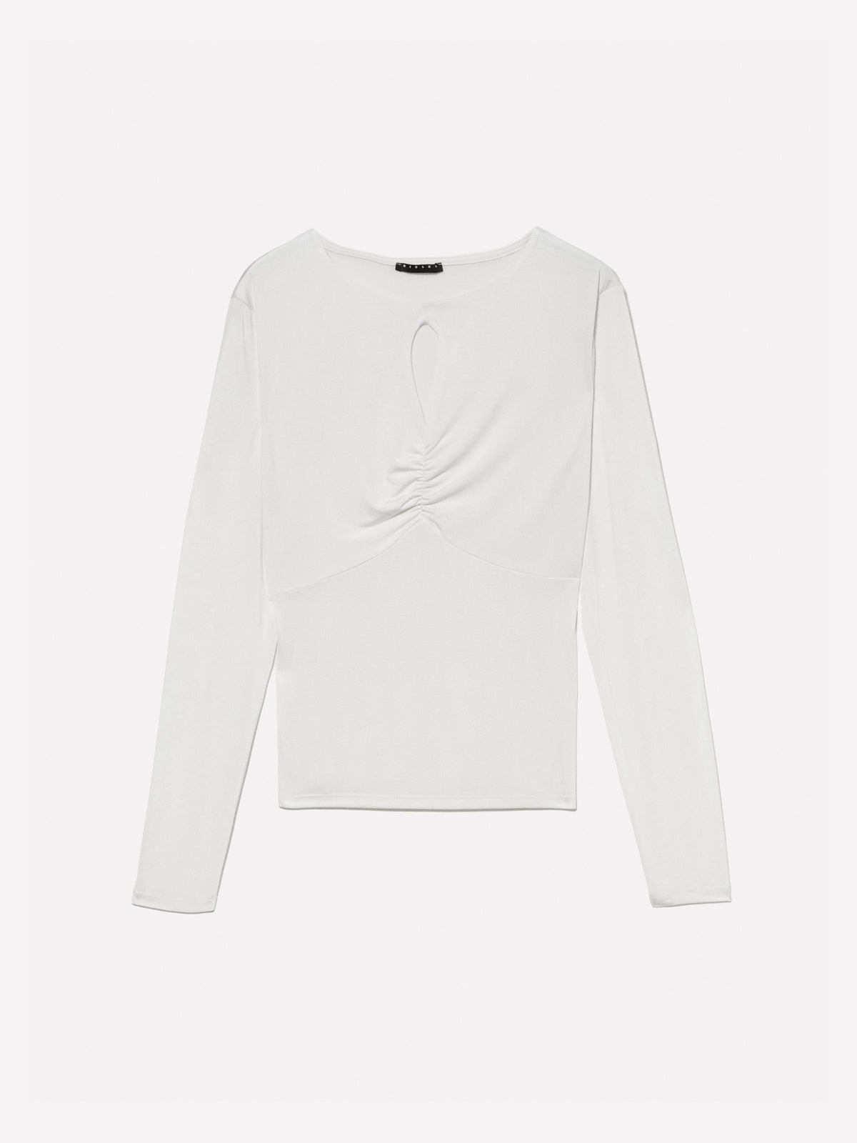 T-shirt branco nata com franzido - ucb_image_FS