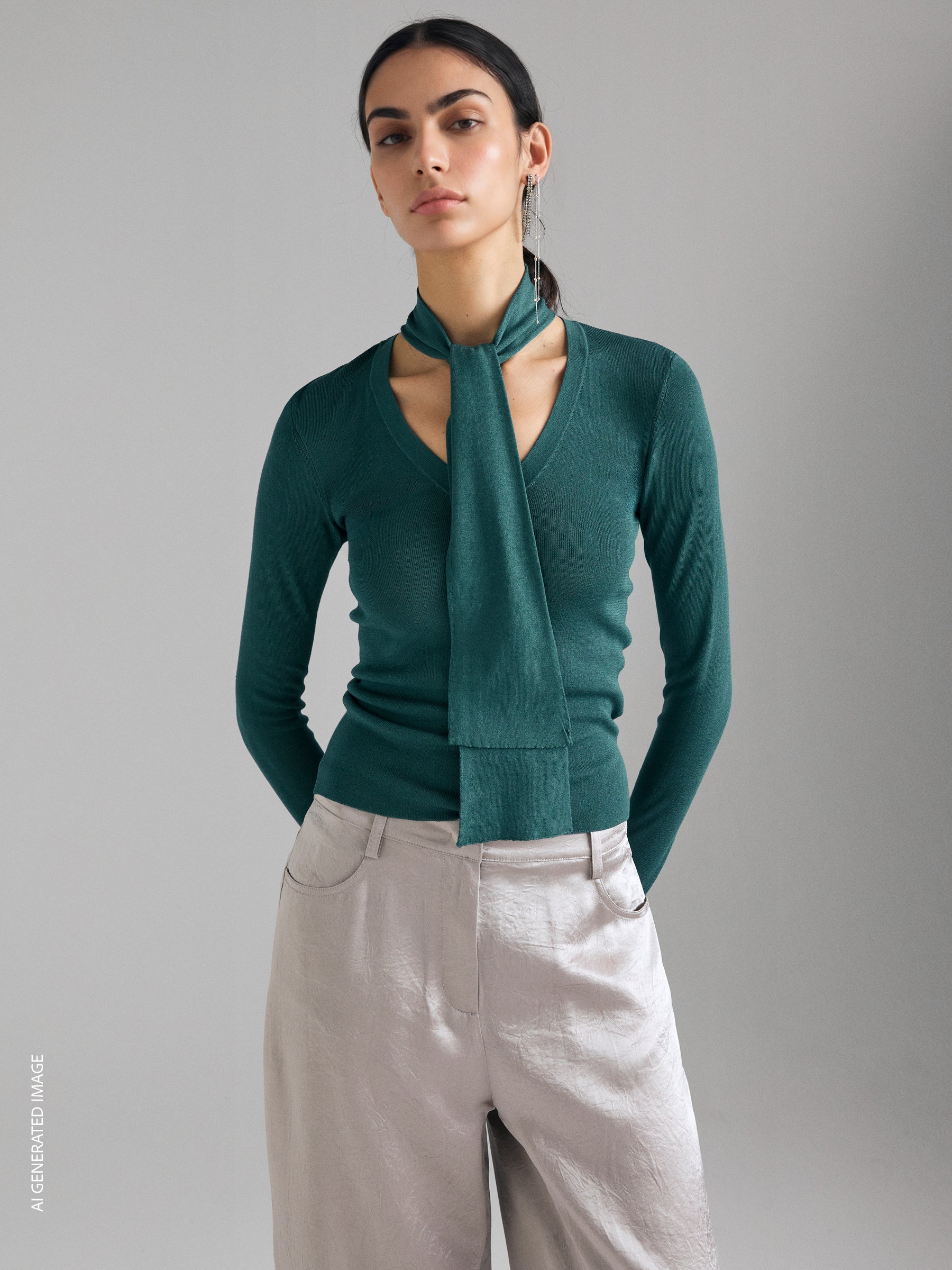 Camisola com pequena écharpe - ucb_image_FY