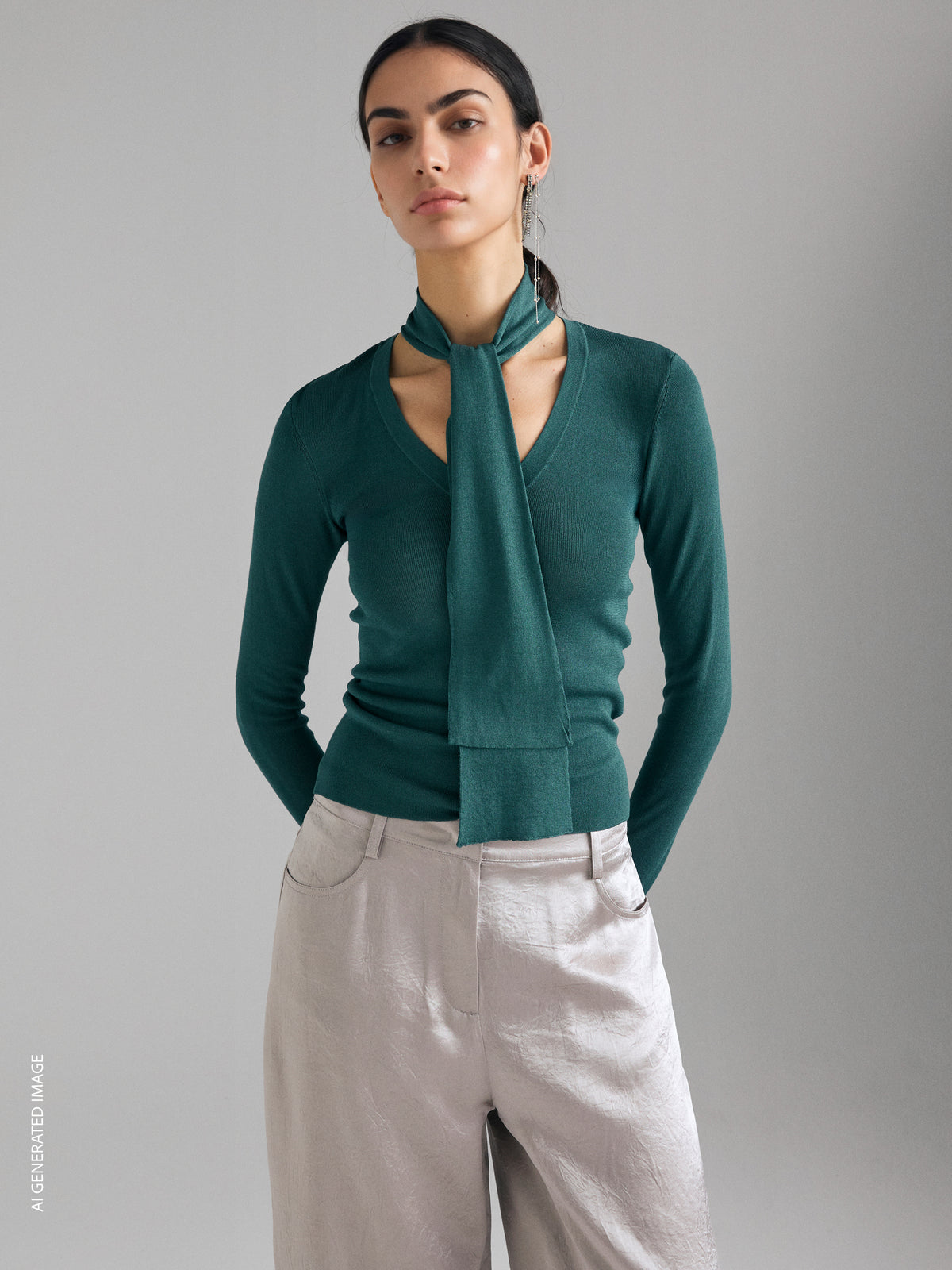 Camisola com pequena écharpe - ucb_image_FY