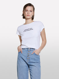 T-shirt branca com estampa lettering - ucb_image_FY