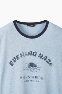 T-shirt com contraste em mistura de linho - ucb_image_BS