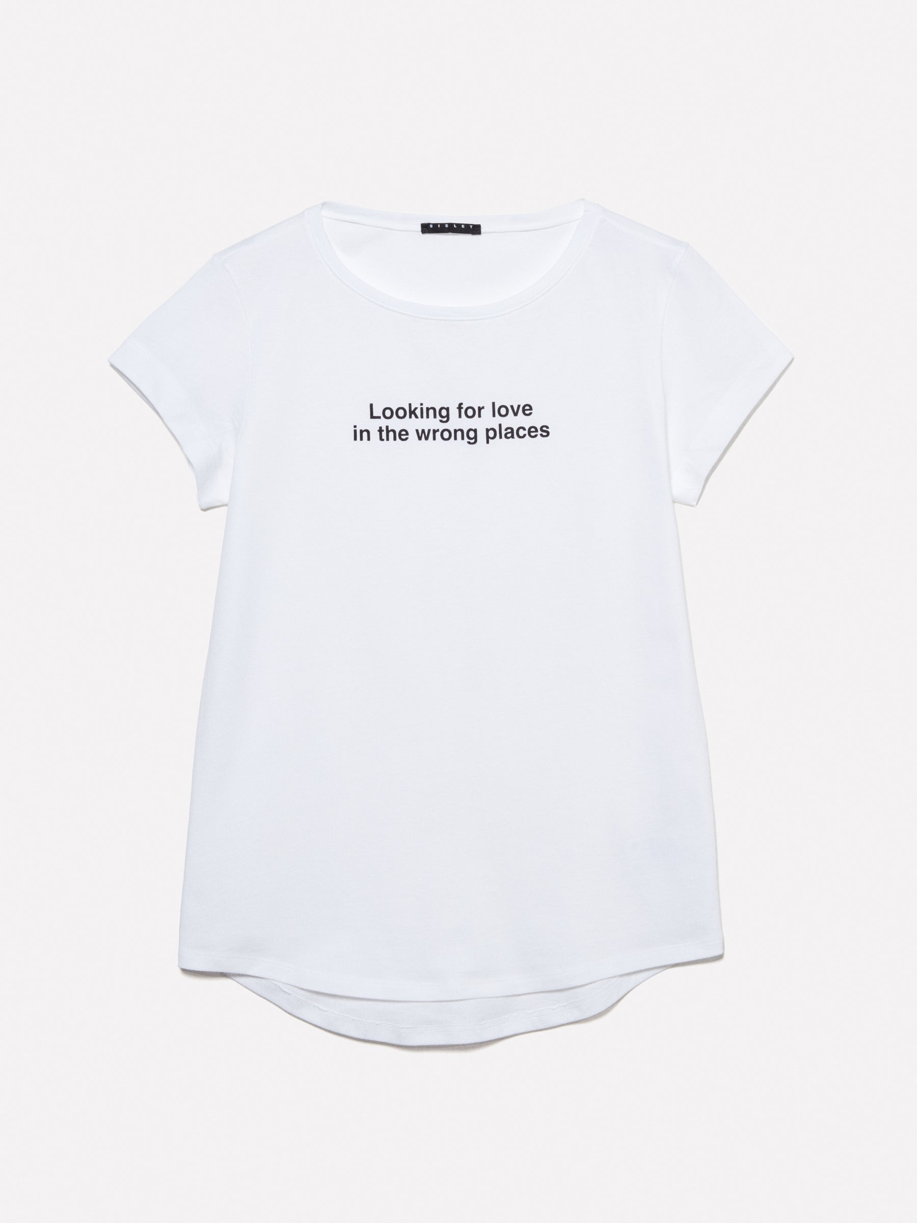 T-shirt branca com estampa lettering - ucb_image_FS