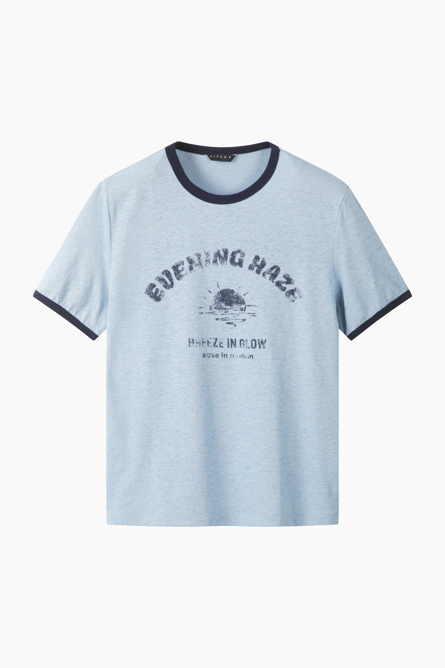 T-shirt com contraste em mistura de linho - ucb_image_FS