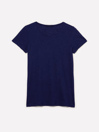 T-shirt de gola redonda azul-marinho - ucb_image_FS