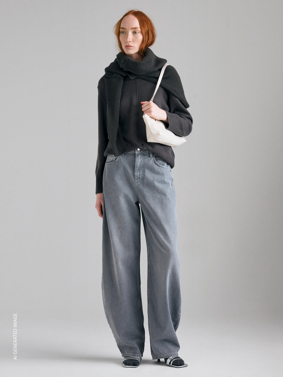 Maglia girocollo in misto lana  - ucb_image_F