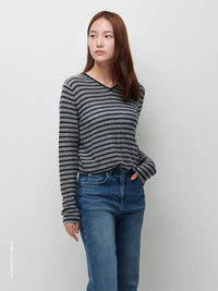 Camisola às riscas 100% lã - ucb_image_F