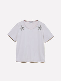 T-shirt cinzenta com estampa de estrelas - ucb_image_FS