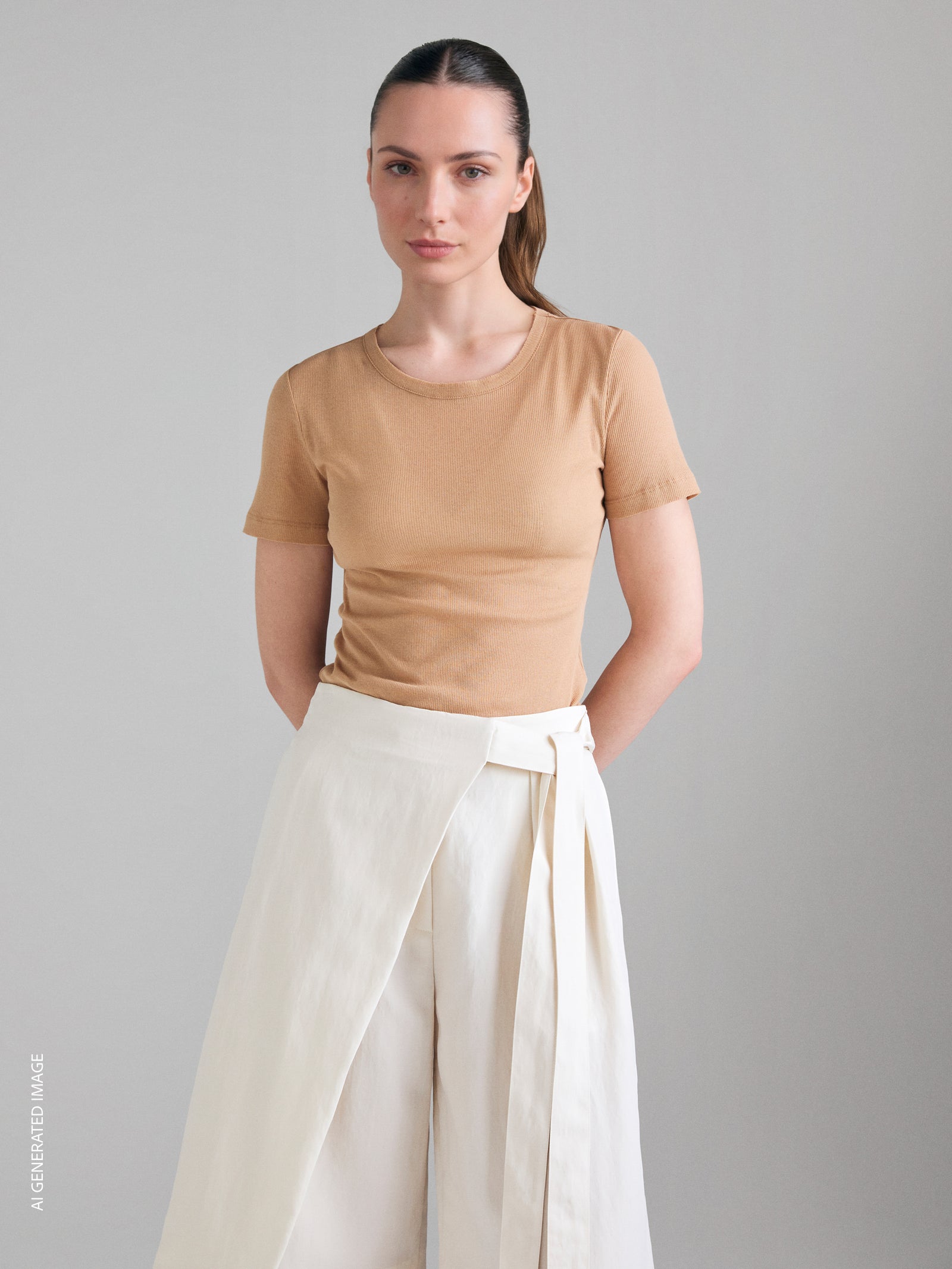 Ribbed T-shirt