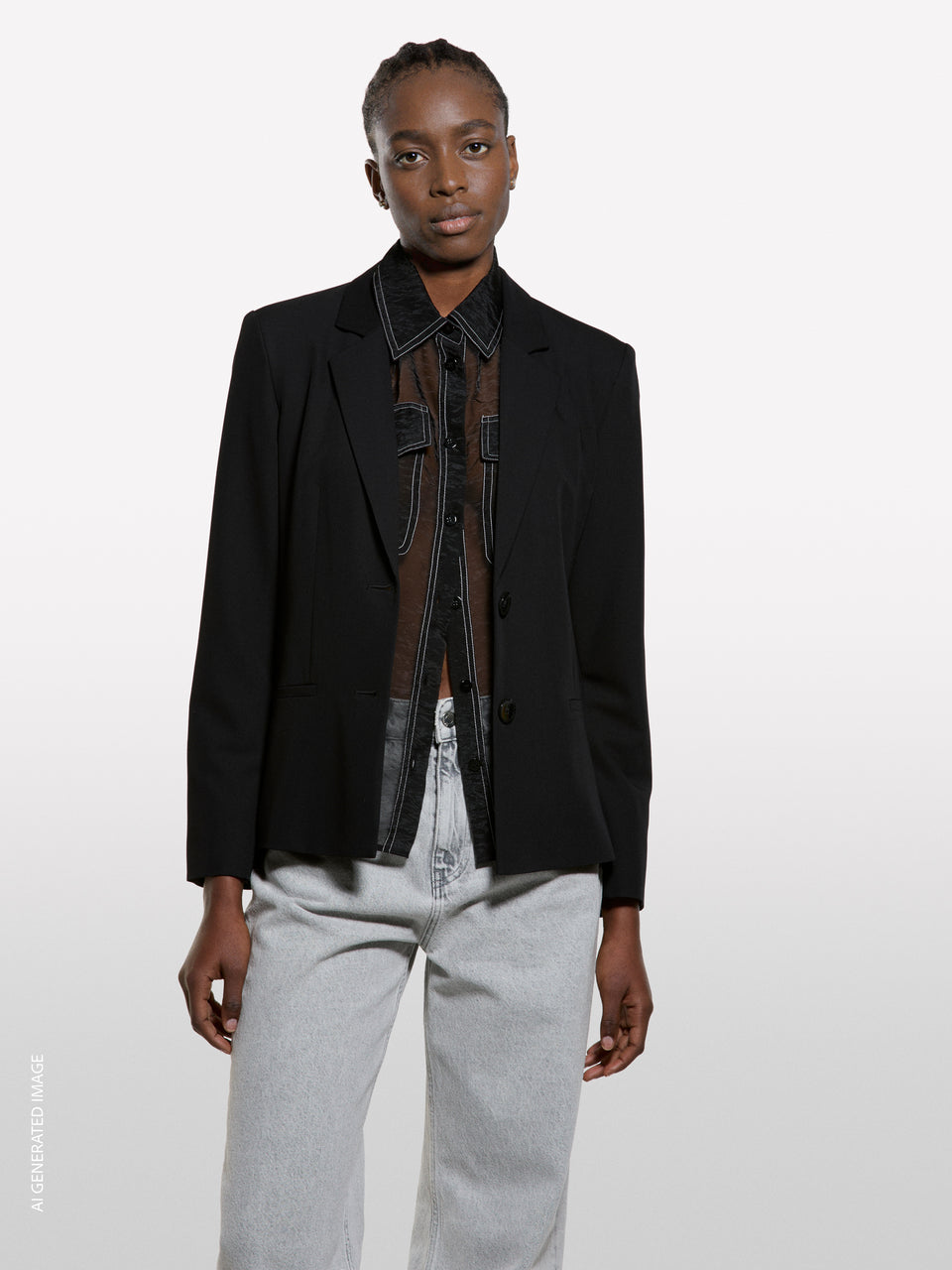Blazer de corte justo - ucb_image_FY
