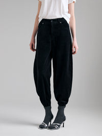Pantaloni barrel fit in velluto a costine - ucb_image_FY