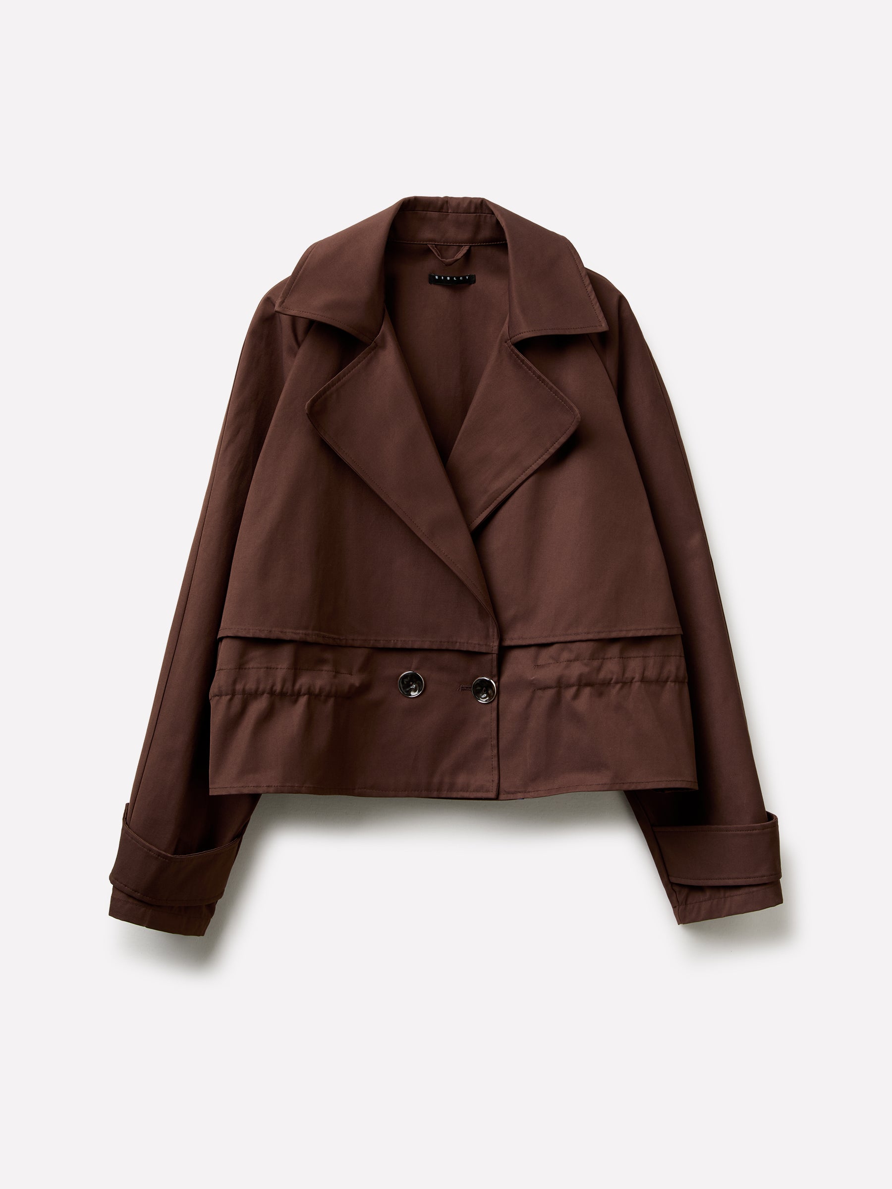 Trench coat cropped bicolor - ucb_image_FS