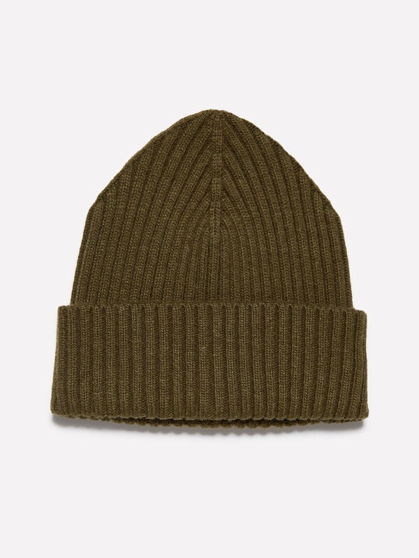 Gorro de malha castanho - chapéus para homem | Sisley