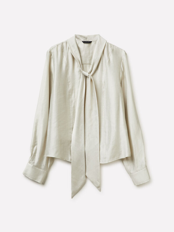 Blusa com la&ccedil;o - sisley k bluse | Sisley K