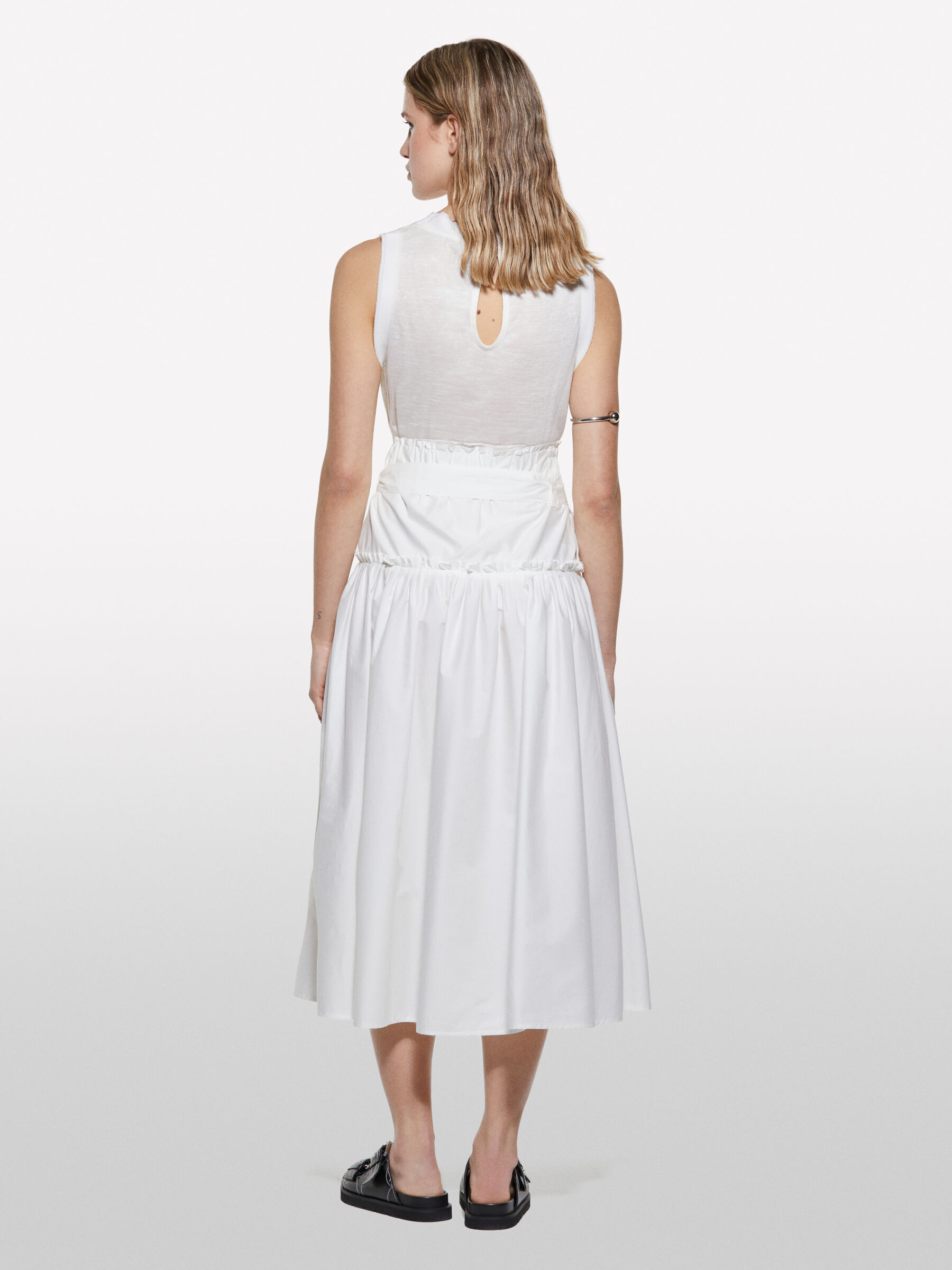 SKIRT + BELT Mulher image number null