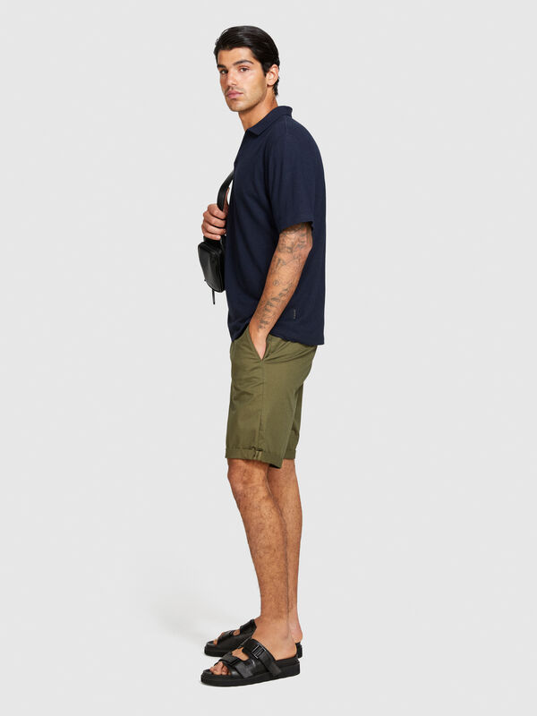 Bermudas slim fit - calças slim para homem | Sisley
