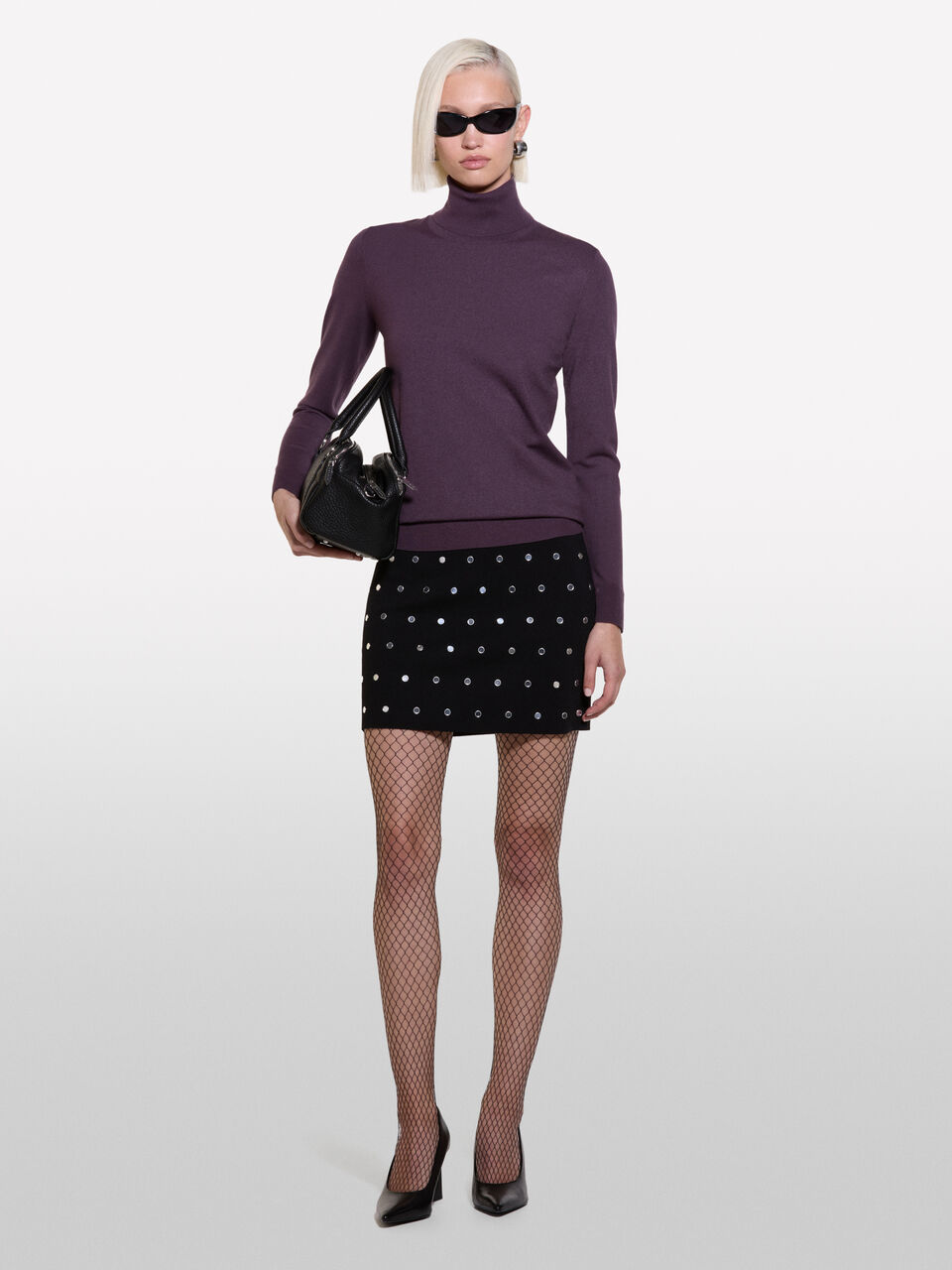 TURTLE NECK SWEATER Mulher image number null