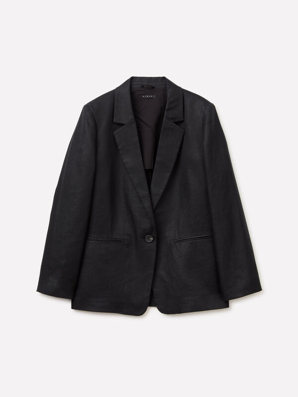 Blazer em linho puro - blazers para mulher | Sisley