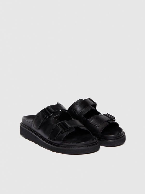Leather sandals - sapatos para homem | Sisley