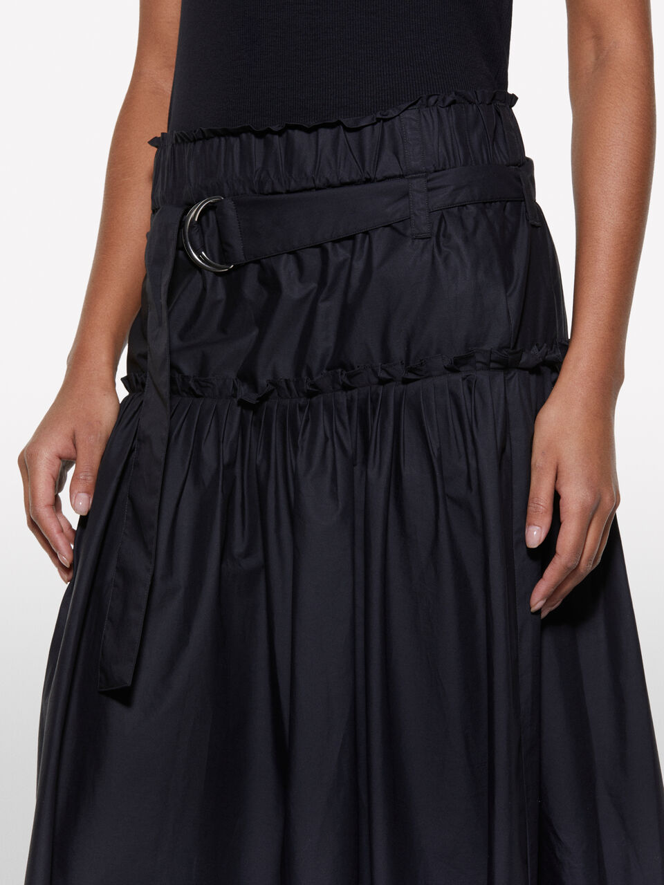 SKIRT + BELT Mulher image number null