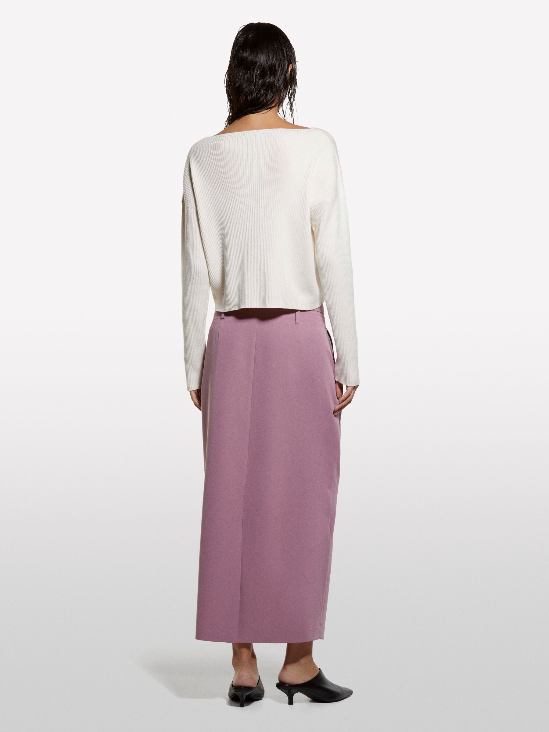 BOAT-NECK SWEAT.L/S Mulher image number null