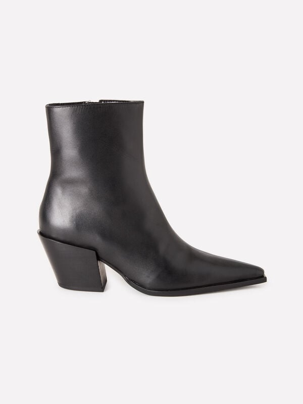 Botins 100% pele - botas e botins para mulher | Sisley