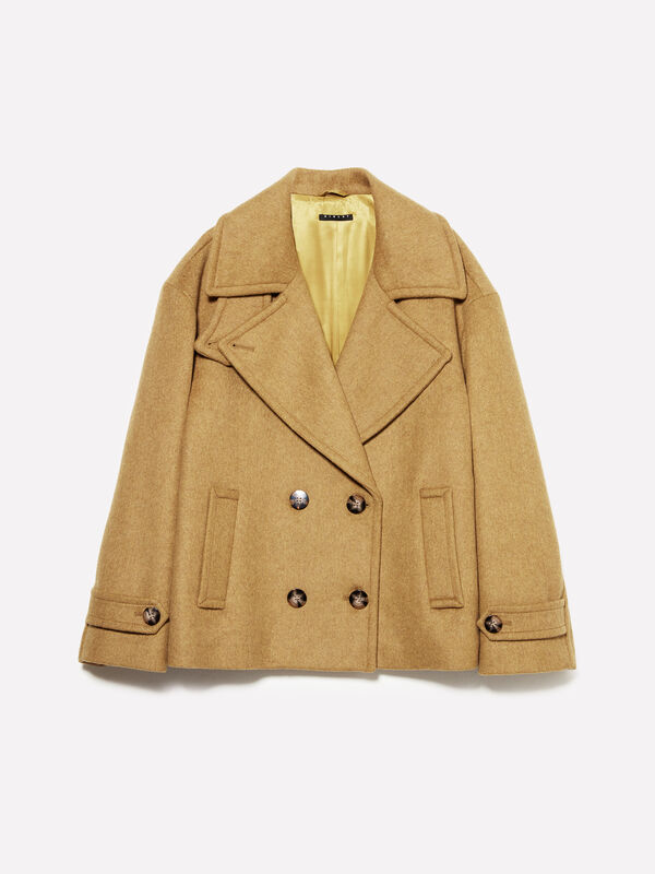 Peacoat over fit - sobretudos para mulher | Sisley