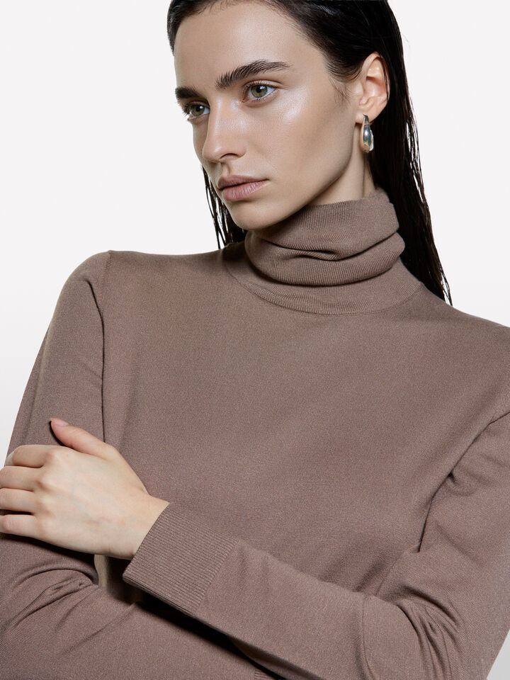 TURTLE NECK SWEATER Mulher