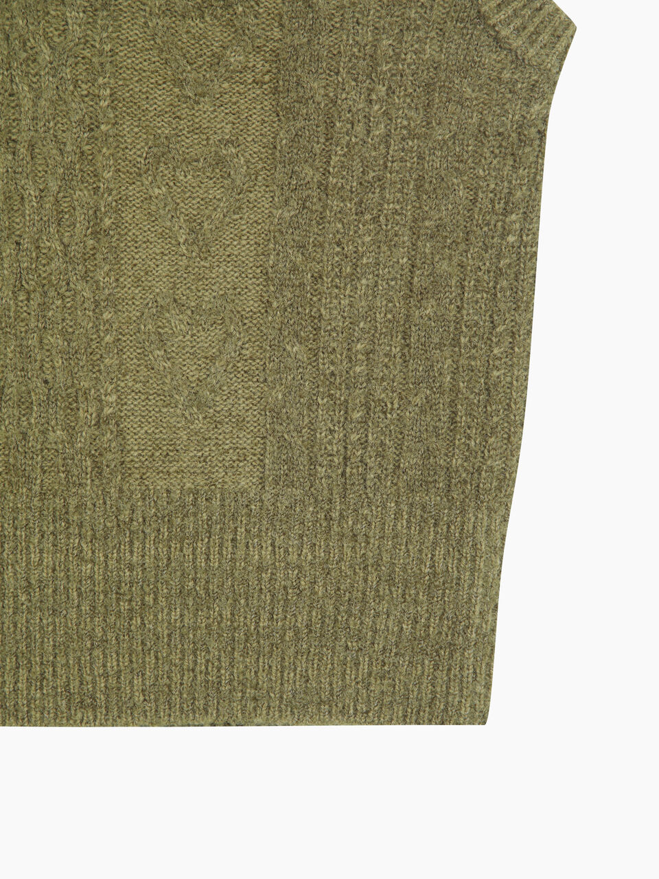 S/L V NECK SWEATER Mulher image number null