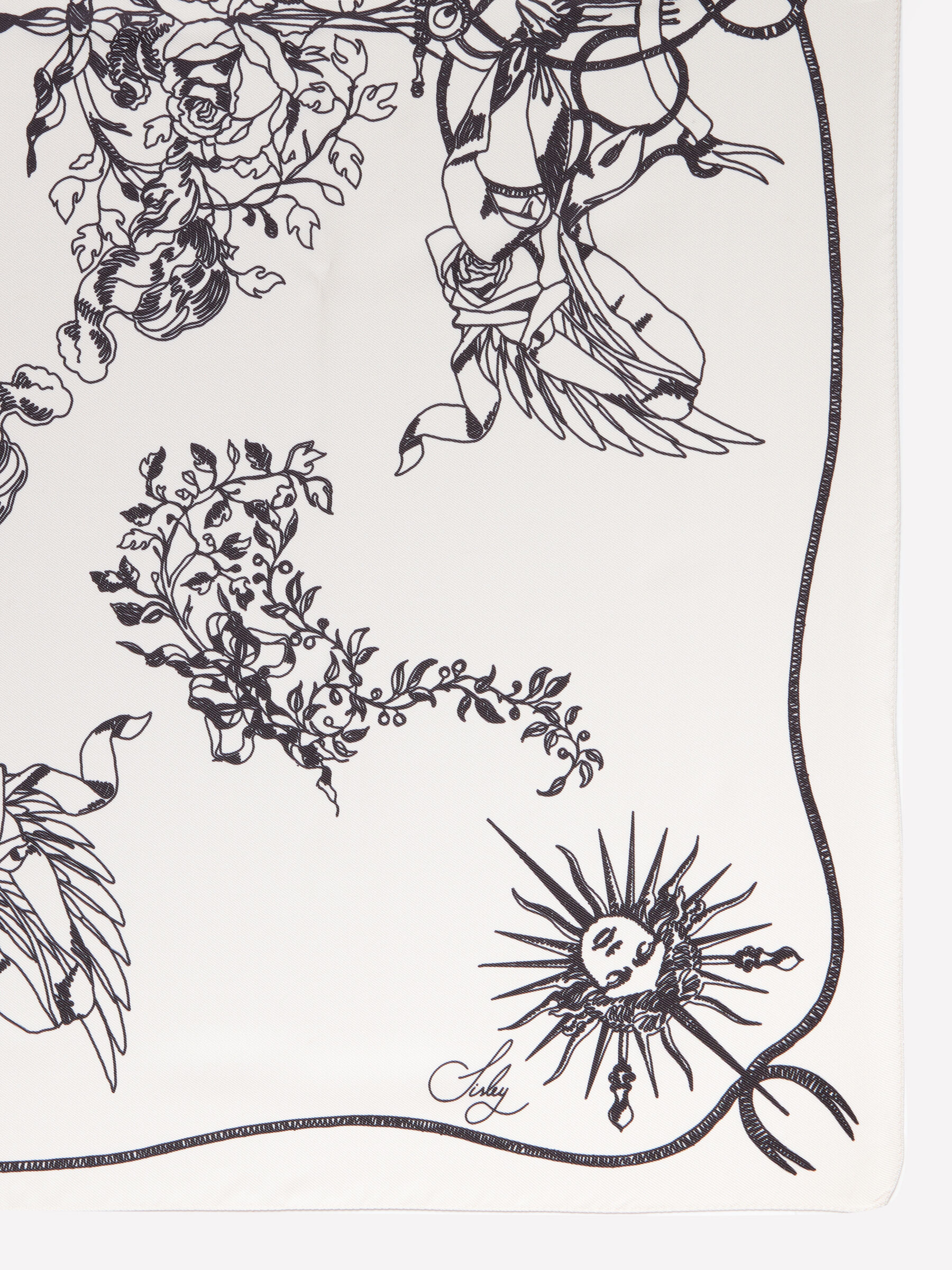 SQUARE SCARF Mulher image number null