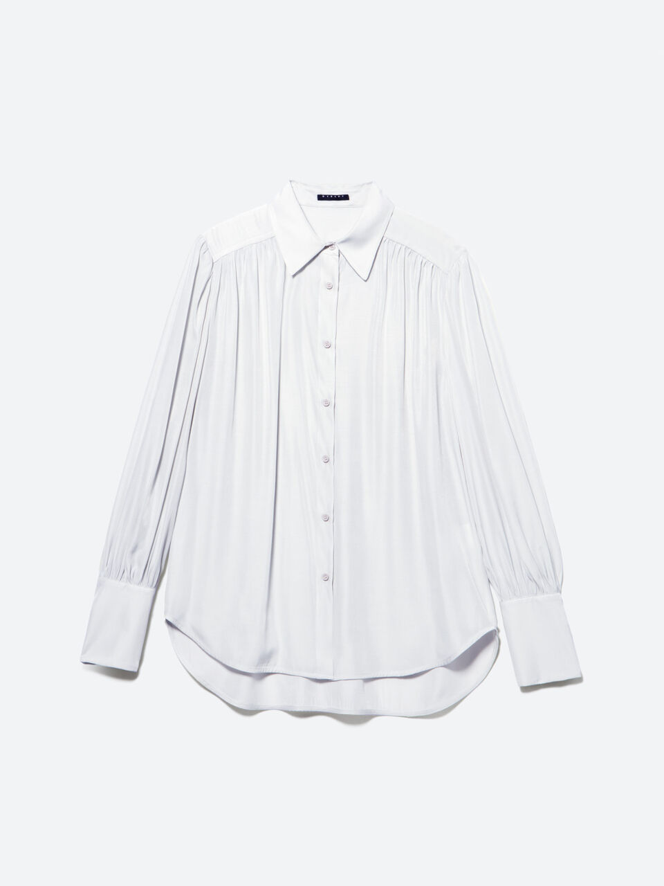 Camisa em cetim Mulher image number null