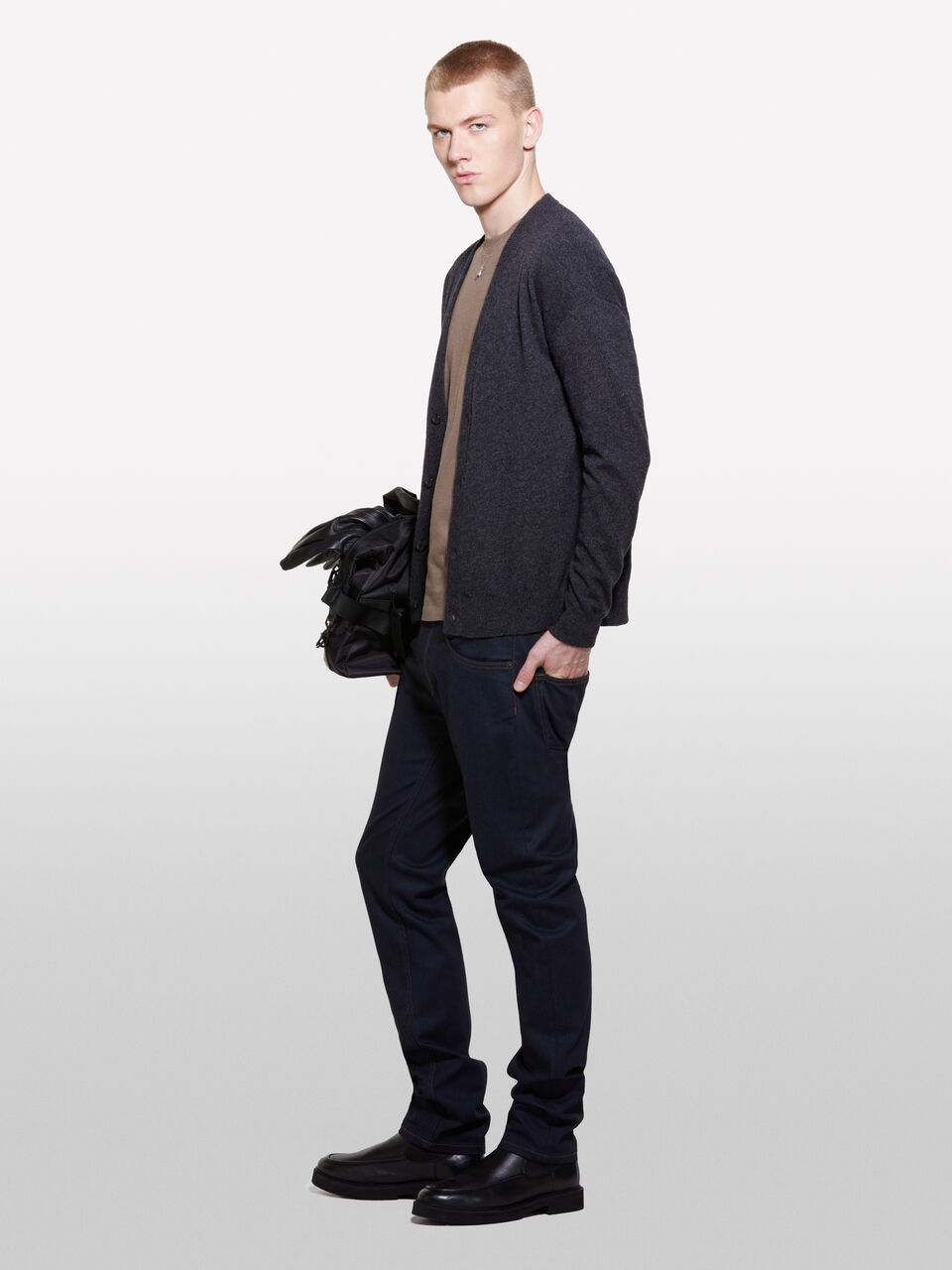 L/S CARDIGAN Homem image number null