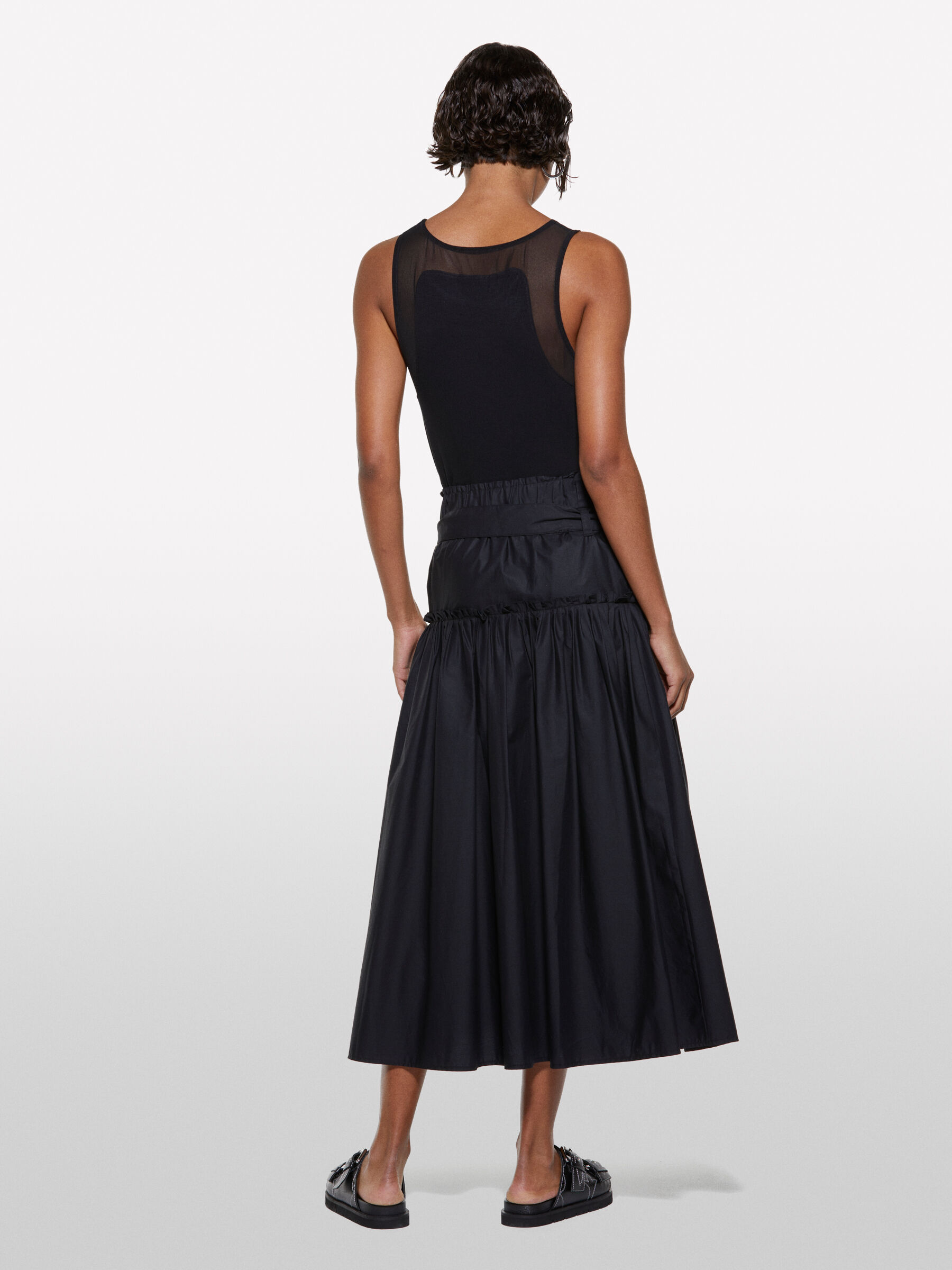 SKIRT + BELT Mulher image number null