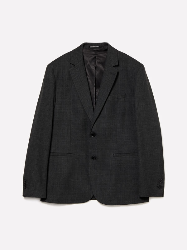 Blazer slim fit comfort fit preto - blazers para homem | Sisley
