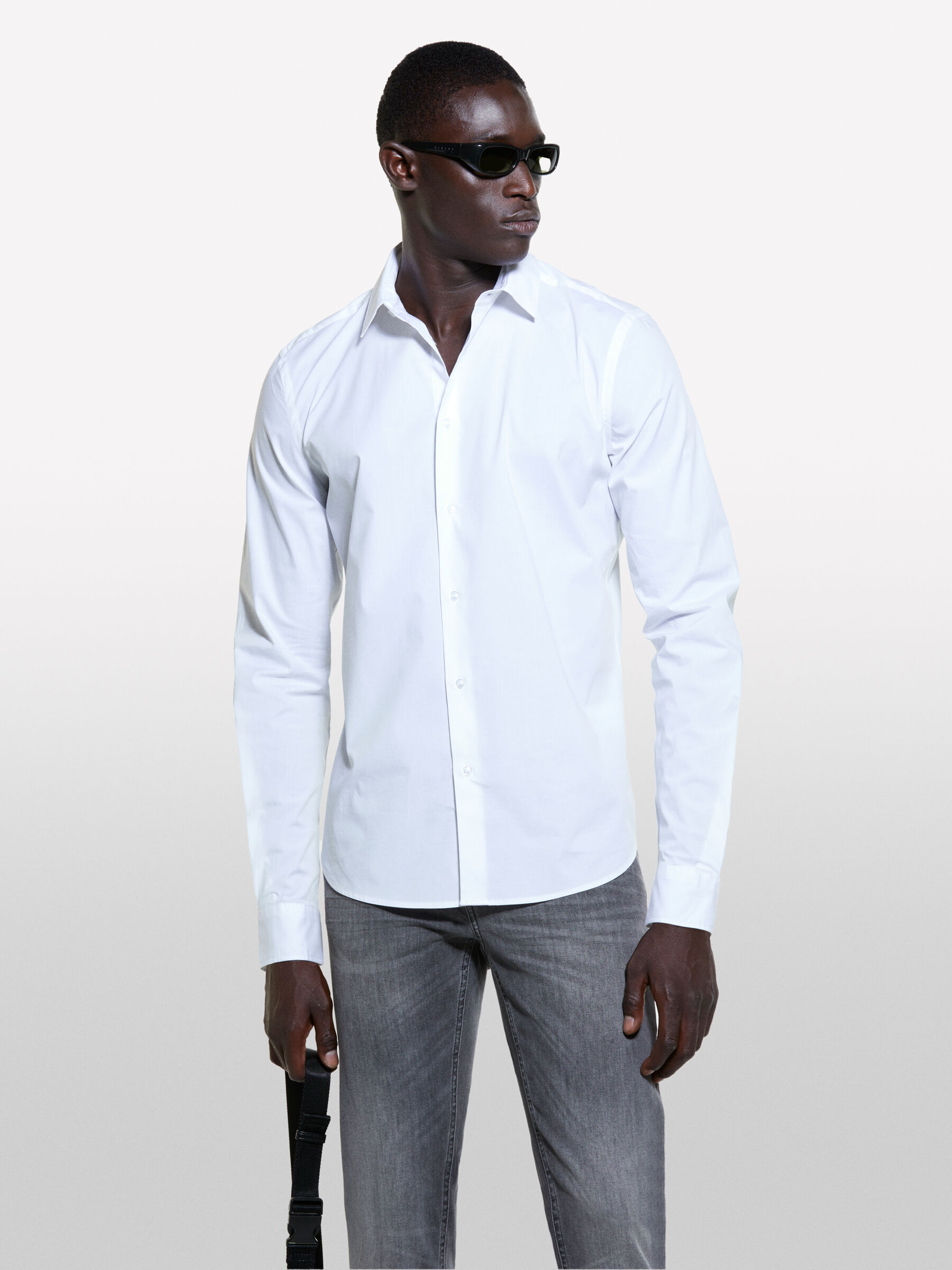 Slim fit camisas clearance