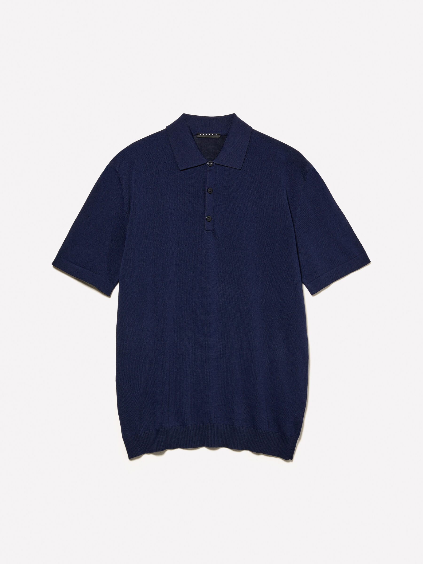 Short Sleeves Polo Sisley Uomo Burberry Striped-Cuffs Short