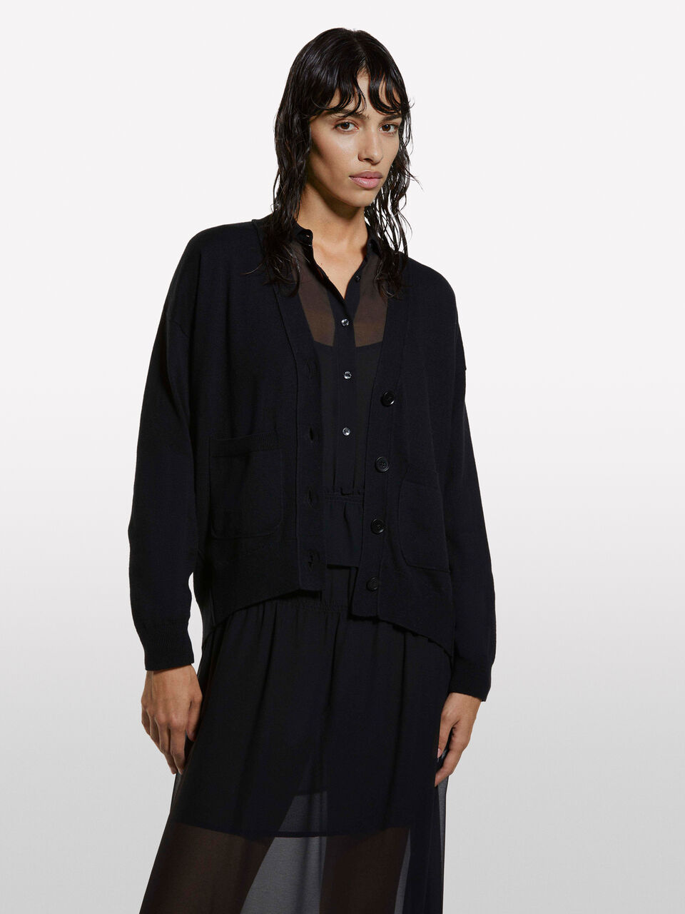 L/S CARDIGAN Mulher image number null