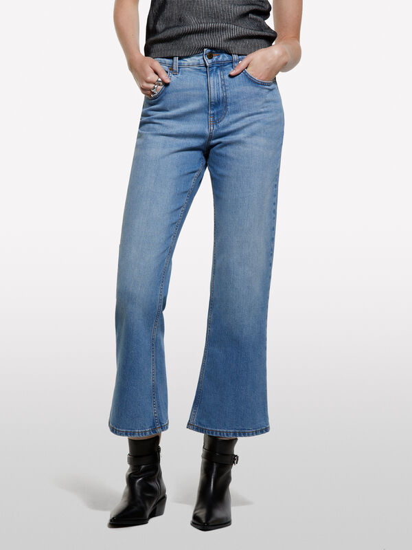 Jeans bootcut claro - jeans bootcut e flare para mulher | Sisley